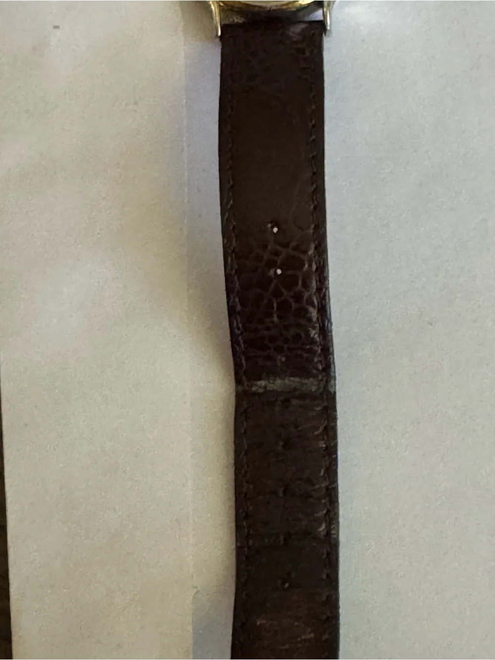 Vintage Pumbaa Character Watch with Brown Leather Strap